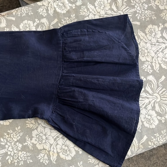 Lilly Pulitzer Size S Navy Blue and White Shirt - Picture 9 of 10